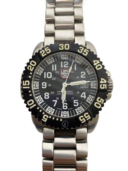 LUMINOX(ルミノックス) / クォーツ腕時計/アナログ/ステンレス/BLK/SLV 