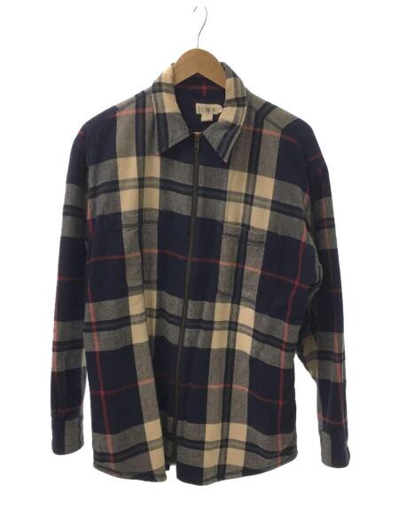J.CREW(ジェイクルー) / 90s/フルジップネルシャツ/シャツジャケット/S 
