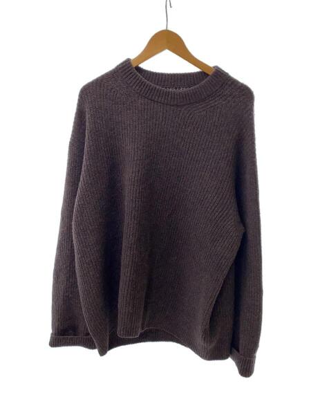 unfil(アンフィル) / 20AW/royal baby alpaca pullover/5/アルパカ/BRW  
