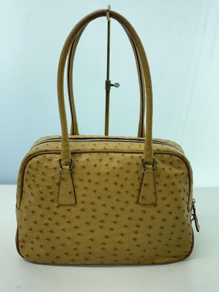 PRADA(プラダ) / ハンドバッグ/オーストリッチ/レザー/CML | 中古品の 