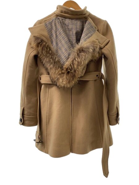 BURBERRY BLUE LABEL(バーバリーブルーレーベル) / ファーフード付属 
