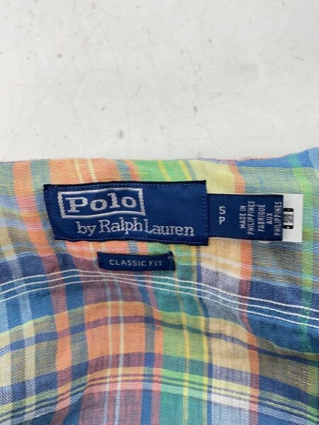 POLO RALPH LAUREN(ポロラルフローレン) / 長袖シャツ/S/リネン/マルチ 