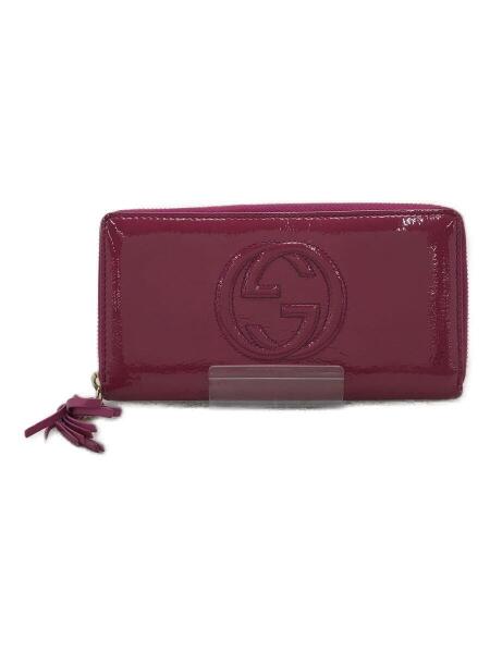 GUCCI(グッチ) / 長財布/エナメル/PNK/ソーホー/パテントレザー 