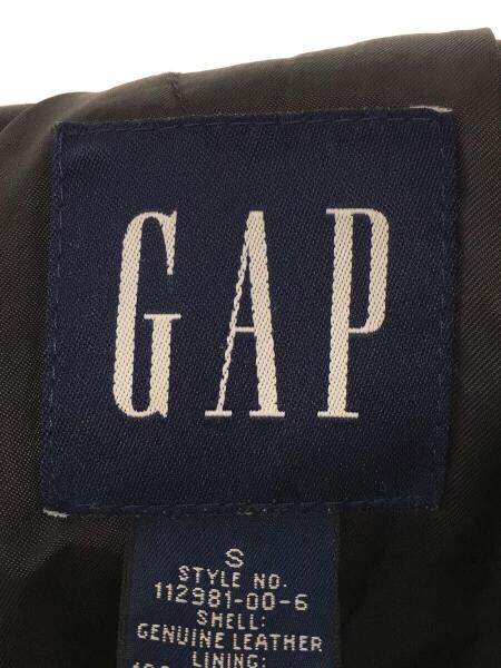 GAP(ギャップ) / 112981-00-6/レザージャケット/S/レザー/BLK/90s