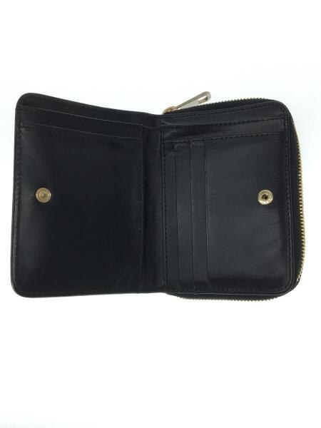 未使用　A.P.C アーペーセー レザー折り財布　ブラック　黒 A.P.C.(アーペーセー) / 2つ折り財布/レザー/BLK/無地/メンズ/傷あり