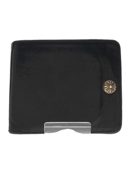 CHROME HEARTS(クロムハーツ) / ワンスナップ/2つ折り財布/レザー/BLK 