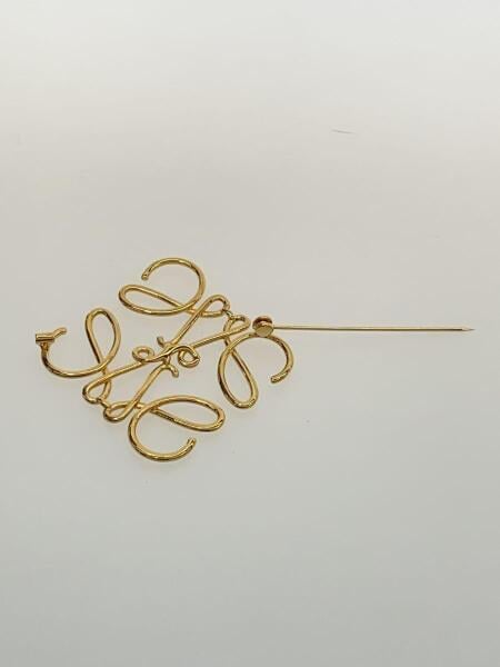 り*ぃ様 【未使用】ロエベ　アナグラム　ブローチ LOEWE(ロエベ) / アナグラム ブローチ/アクセサリー/--/GLD/レディース