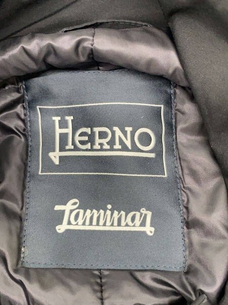 HERNO(ヘルノ) / LAMINAR/ダウントレンチコート/48/ゴアテックス/BLK