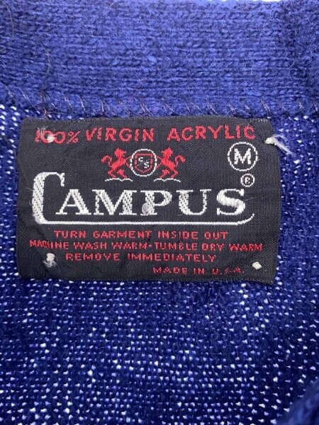 CAMPUS(キャンパス) / 70S/カーディガン(薄手)/M/アクリル/NVY