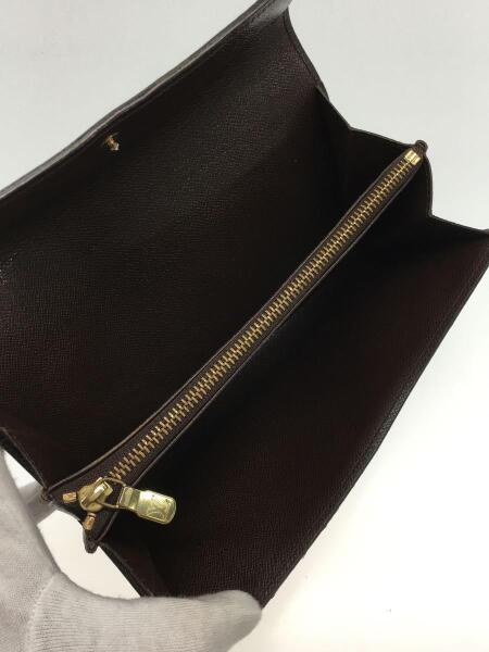 LOUIS VUITTON(ルイヴィトン) / 長財布/レザー/BRW/N61725/型崩れ/スレ
