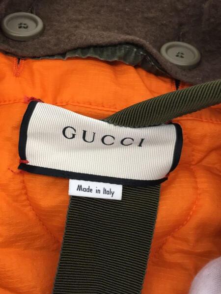 美品GUCCIモッズコート GUCCI(グッチ) / モッズコート/50/コットン/KHK/無地/488173/m-65