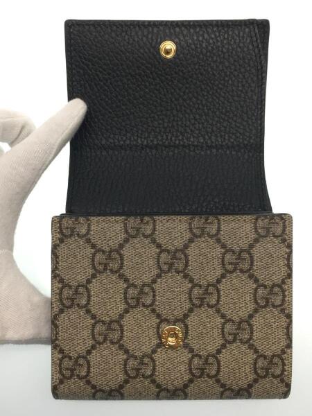 GUCCI / GGマーモント/2つ折り財布/レザー/BLK/レディース/598587・0416 GUCCI(グッチ) / 2つ折り財布/総柄/レディース/598587・0416/GG