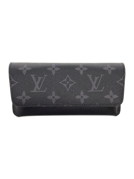 VUITTONケース ブラック LOUIS VUITTON(ルイヴィトン) / ルイヴィトン/メガネケース/ブラック