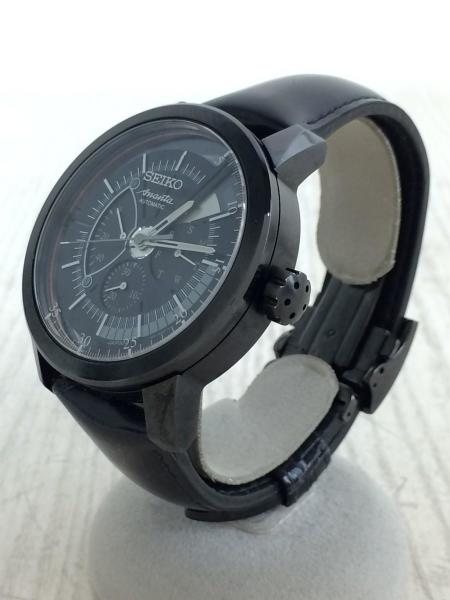 SEIKO(セイコー) / 6R21-00F0/自動巻腕時計/アナログ/レザー/BLK