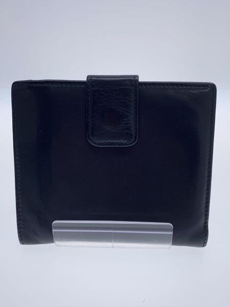 Gucci 二つ折り財布 黒 レザー GUCCI(グッチ) / 2つ折り財布/レザー/BLK/無地/メンズ/75702・2067