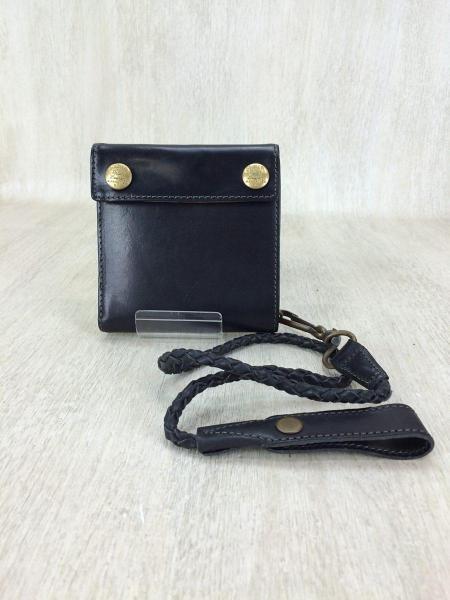 RRL(ダブルアールエル) / 2つ折り財布/BLK/無地/中古 | 中古品の販売 