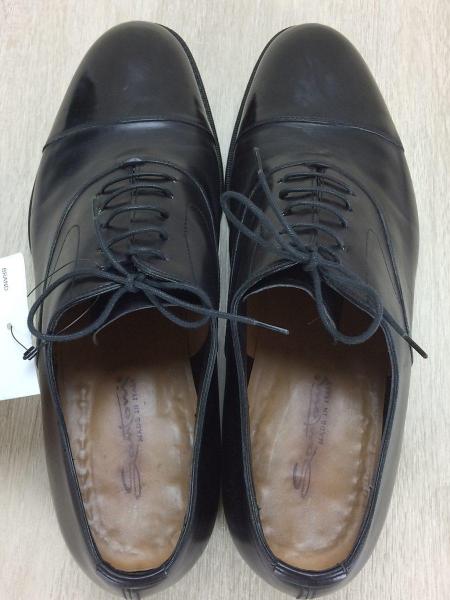 Santoni(サントーニ) / ドレスシューズ/8/BLK/レザー/4508-07 F8/中古 