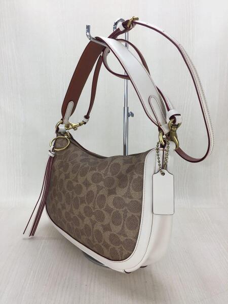 COACH(コーチ) / ショルダーバッグ/ホワイト/サットン/シグネチャー 