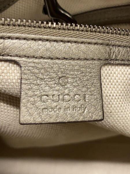 GUCCI(グッチ) / チェーントートバッグ_ソーホー/レザー/SLV | 中古品