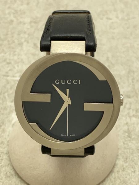 GUCCI◇クォーツ腕時計/アナログ/-/BLK