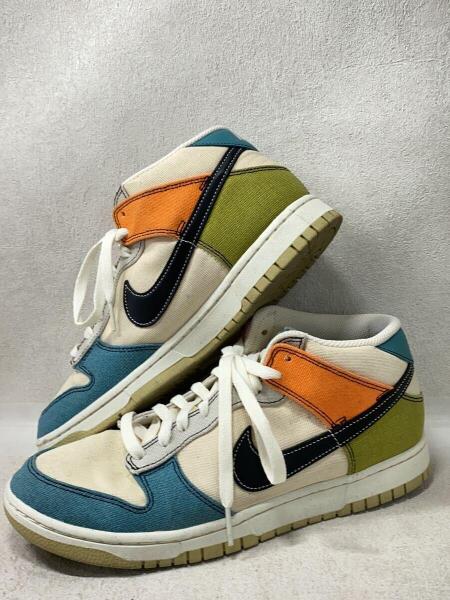 NIKE(ナイキ) / DUNK MID_ダンク ミッド/28cm/マルチカラー/キャンバス 