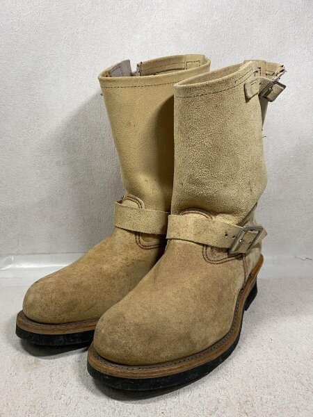 RED WING(レッドウィング) / エンジニアブーツ/US8.5/BEG/スウェード 