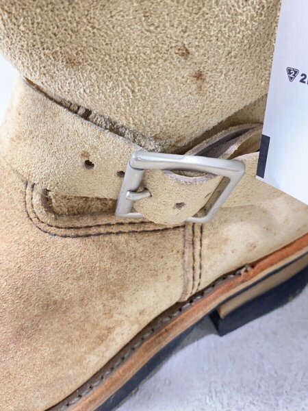 RED WING(レッドウィング) / エンジニアブーツ/US8.5/BEG/スウェード 