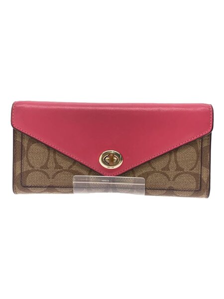 COACH(コーチ) / 長財布/レザー/PNK/レディース/C3315 | 中古品の販売 