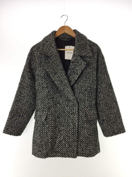 Mila Owen(ミラオーウェン) / 19AW/ベルト付ビックカラーショート 