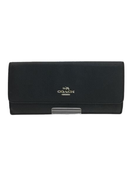 COACH(コーチ) / 長財布/レザー/BLK/無地/メンズ/52331 | 中古品の販売
