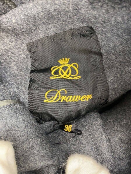DRAWER(ドゥロワー) / ダッフルコート/36/ウール/GRY/6525-299-0467
