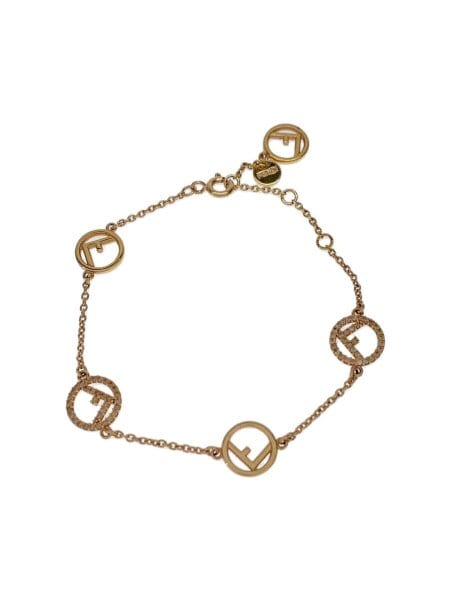 FENDI(フェンディ) / ブレスレット/エフイズ/ラインストーン/GLD