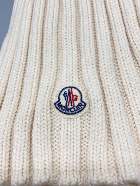 MONCLER モンクレール SCIARPA ダウンマフラー MONCLER(モンクレール) / SCIARPA/リブマフラー/ウール/WHT