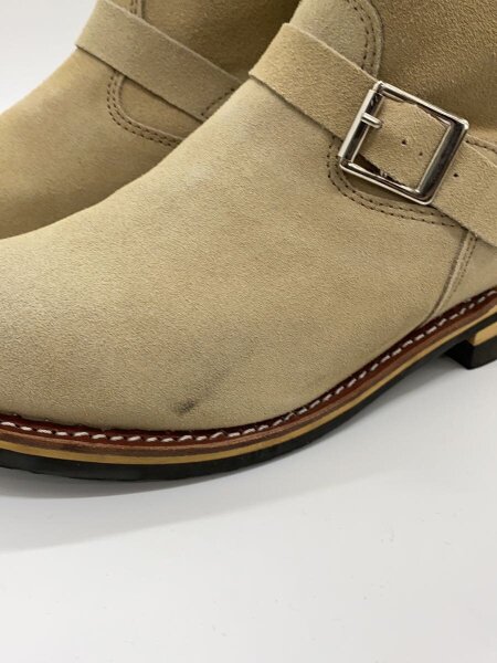 その他ブランド / GOD&BLESS/エンジニアブーツ/27.5cm/CRM/シミ・スレ有/スウェード/GB-98088 その他ブランド(ソノタブランド) / GOD&BLESS/エンジニアブーツ/27.5cm