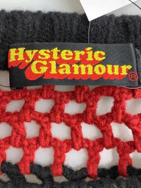 HYSTERIC GLAMOUR(ヒステリックグラマー) / メッシュニットップス/FREE