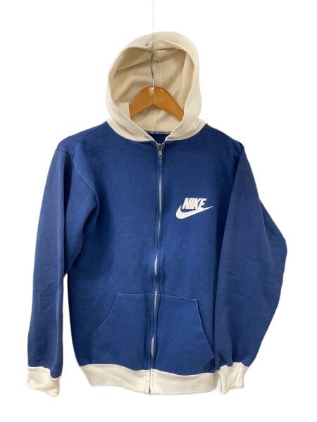 NIKE(ナイキ) / 80s-90s/後付けフード/ツートン/ヨゴレ使用感/ジップ 