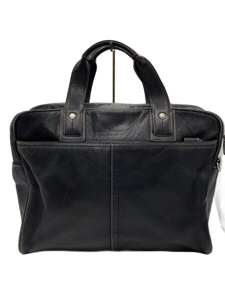 【COACH】（未使用）ビジネスバッグ２WAY レザー黒色 COACH(コーチ) / 2WAYビジネスバッグ/角スレ・全体使用感有/レザー/BLK
