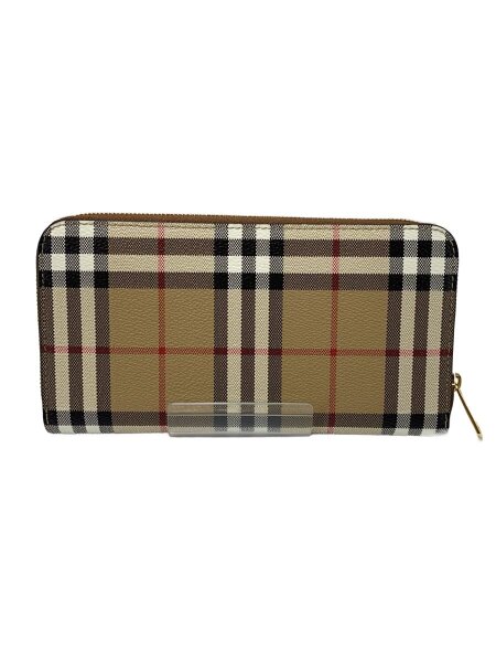 BURBERRY(バーバリー) / ラウンドファスナー長財布/ノバチェック/PVC 