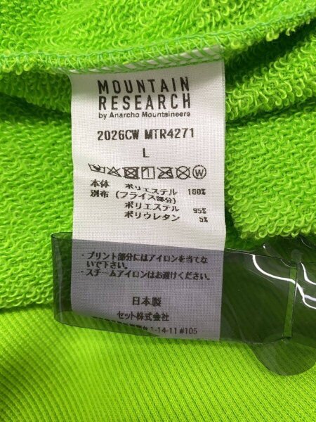 Mountain Research(マウンテンリサーチ) / 26SS/MT Sweat/ヘンリー・D 