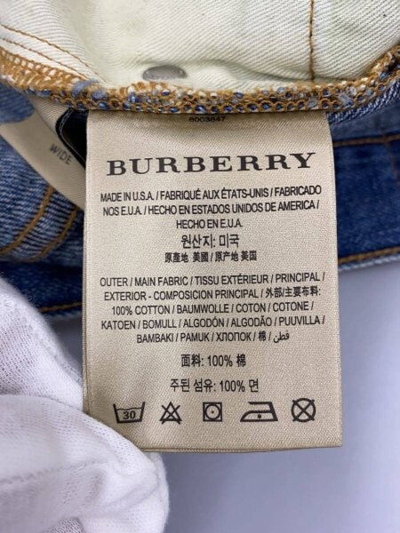 BURBERRY(バーバリー) / ロゴプリント/デニムパンツ/ボトム/31/デニム 