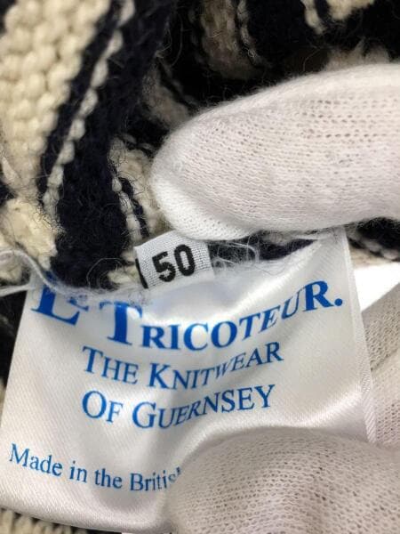 Le Tricoteur / ニット・セーター(厚手)/50/ウール/NVY Le Tricoteur(ルトリコチュール) / セーター(厚手)/50/ウール/NVY