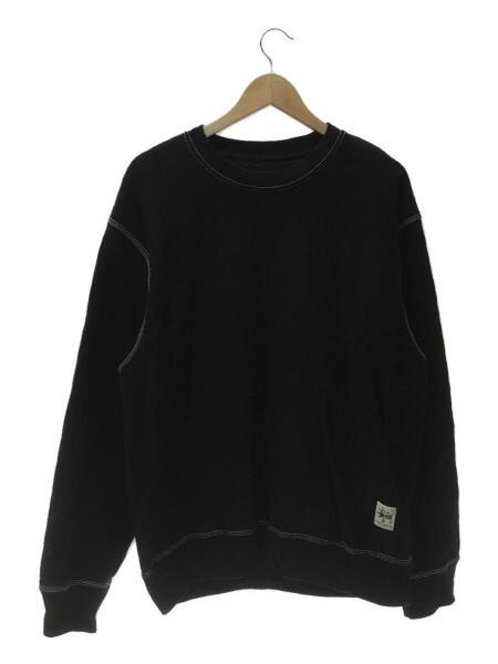 STUSSY(ステューシー) / スウェット/L/コットン/BLK/118458/Contrast