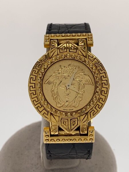 ジャンニ ヴェルサーチ GIANNI VERSACE 腕時計 ゴールド レザー 正規品