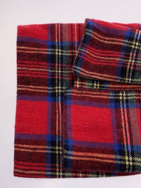 77circa / 長袖シャツ/--/ポリエステル/RED/チェック 77circa(ナナナナサーカ) / 長袖シャツ/--/ポリエステル/RED/チェック