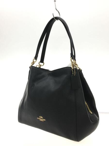COACH(コーチ) / ショルダーバッグ/レザー/BLK/無地/F80268 | 中古品の 