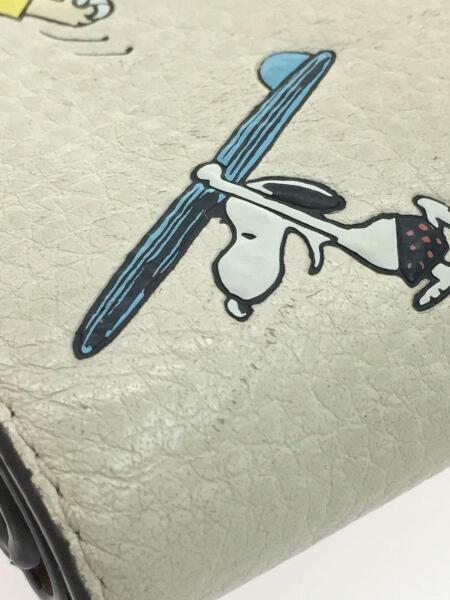 COACH(コーチ) / 2つ折り財布/PEANUT/スヌーピー/レザー/BEG/総柄 