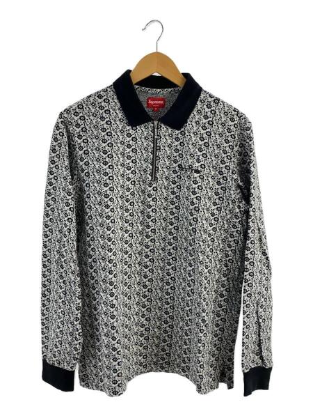 Supreme(シュプリーム) / 18AW/Floral Jacquard Zip L/S Polo/M 