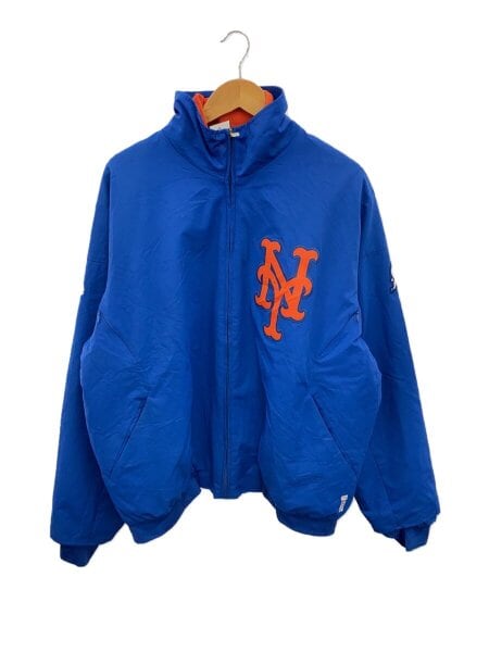 90s MLB METS ナイロンジャケット Majestic XL Majestic NEW YORK METS