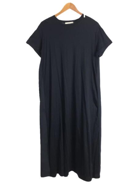 ANAYI(アナイ) / 半袖ワンピース/38/コットン/NVY/無地/102117-14-750