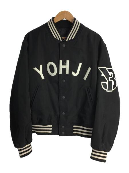 Y-3(ワイスリー) / スタジャン/M/ポリエステル/BLK/19AW/ロゴボンバー 